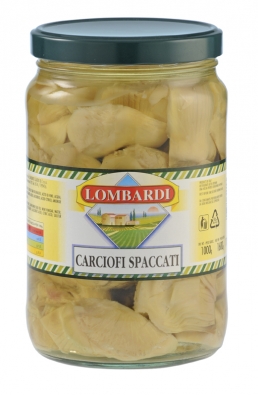 Sliced artichokes