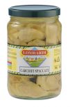 Sliced artichokes