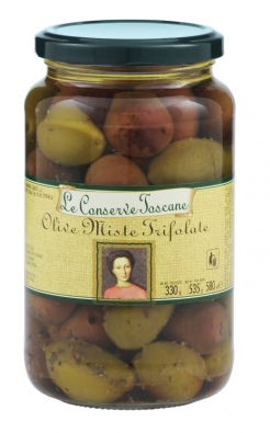 Mixed olives "trifolate"