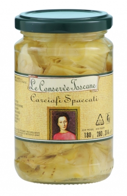 Sliced artichokes